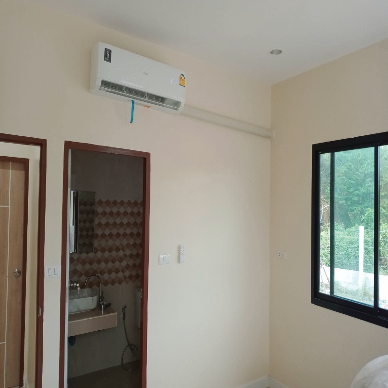 การเลือกตำแหน่งติดตั้งคอยล์เย็นแอร์ Haier Inverter