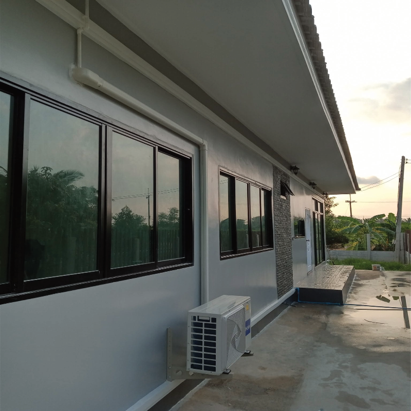 ตราจเช็คงานติดตั้งเครื่องปรับอากาศ Haier Inverter ที่เสร็จสมบูรณ์
