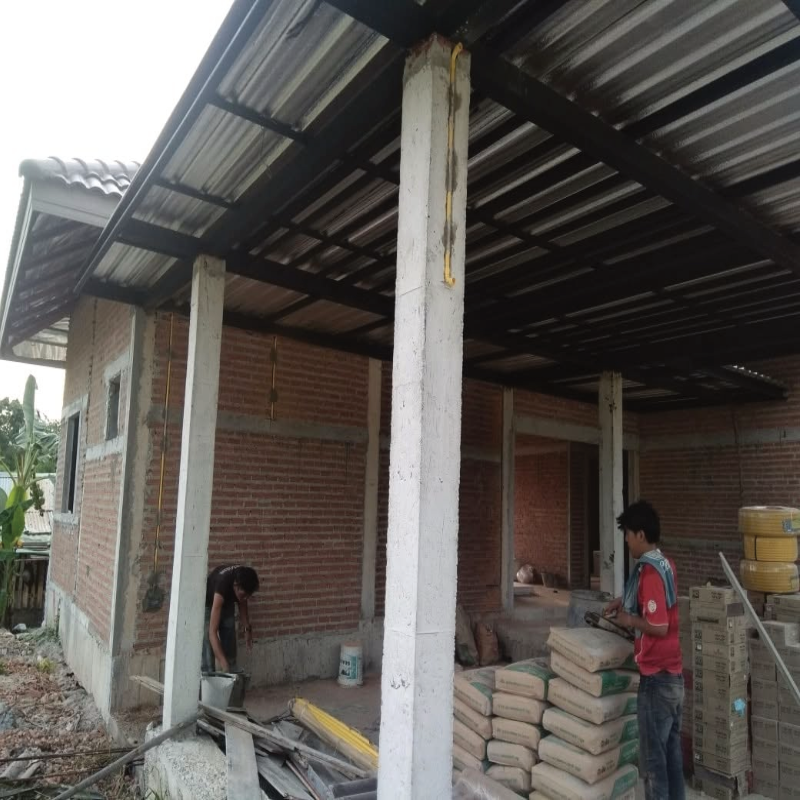 วางท่อไฟแบบฝังผนังสำหรับติดตั้งโคมไฟตกแต่งผนังทางเดิน
